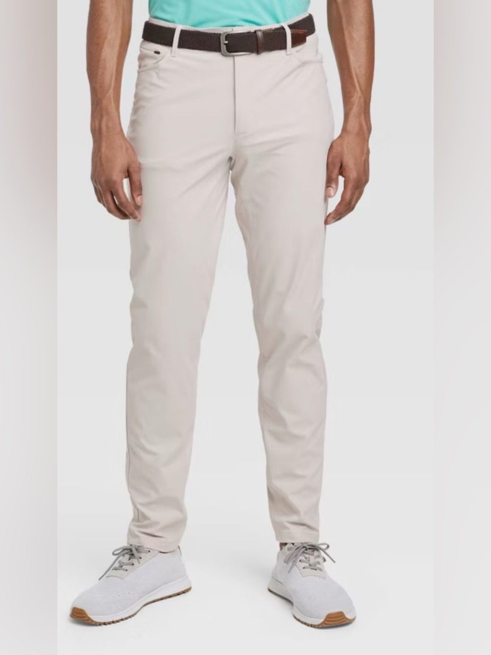All in Motion Men's Light Beige  Dri Fit athletic Pants size 34x32